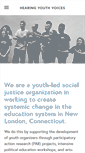 Mobile Screenshot of hearingyouthvoices.com